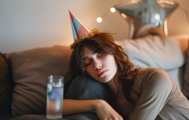 фото человека с похмельем после застолья