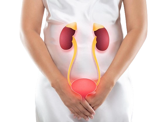 женщина больна циститом