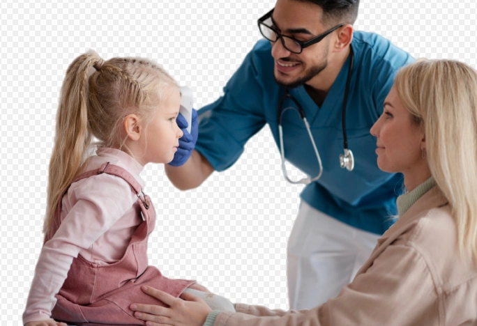 ребенок с задержкой психического развития на приеме у врача