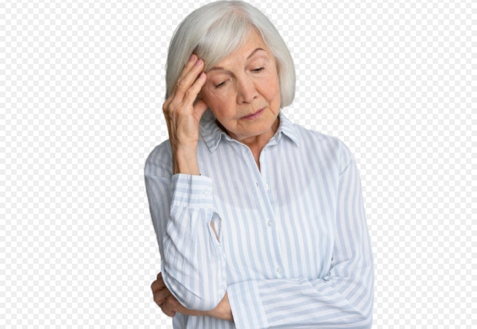 пожилая женщина с рассеянным склерозом